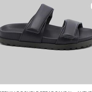 Gia Borghini- GIA x Pernille Teisbaek Sandals - Double Strap- Anthracite- 9 (40)